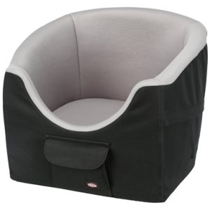 TRIXIE HONDENMAND AUTOSTOEL ZWART / GRIJS 45X42X39 CM