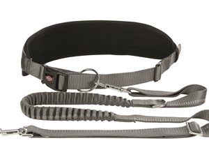 TRIXIE JOGGINGLIJN GRIJS 75-120 CM