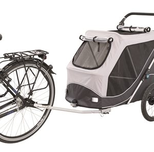 TRIXIE HONDENFIETSKAR OPVOUWBAAR GRIJS 103X74X95 CM