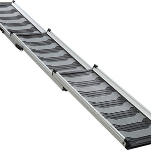 TRIXIE LOOPPLANK TELESCOPISCH TOT 90 KG ZWART / GRIJS 78-175X40 CM