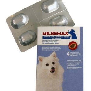MILBEMAX KAUWTABLET ONTWORMING PUPPY / KLEINE HOND 4 TBL