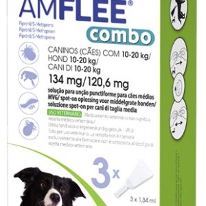 KRKA AMFLEE COMBO SPOT ON HOND 10-20 KG134 MG 3 PIP