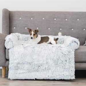 TRIXIE SOFA BED HARVEY MEUBELBESCHERMER HOEKIG WIT / ZWART 70X90X7 CM