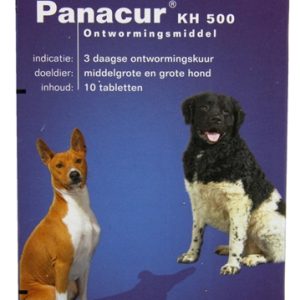 PANACUR HOND / KAT 500 MG 10 TABLET