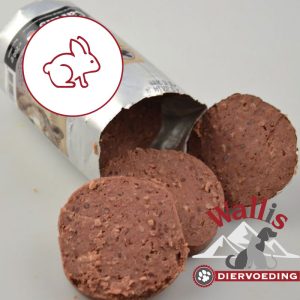Carnis Hondenvoeding Houdbare Vleesworst Konijn Alu Darm