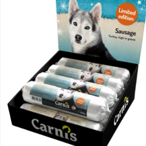 Carnis Hondenvoeding Houdbare Vleesworst  Kalkoen/rijk aan Gans