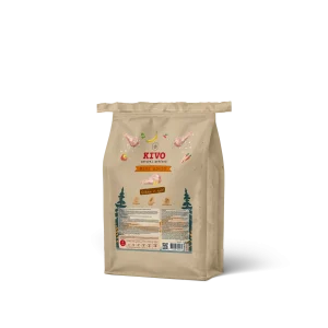 KIVO brok Hond Mini Adult Kalkoen & Rijst Geperst Kleine Rassen 4 kg