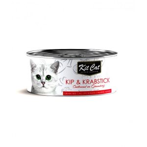 Kattenvoeding Natvoer Kit Cat Kip & Krabstick